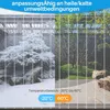 (7ks 91*203cm) PVC pásová záclona, průhledná lamelová Náhled obrázku produktu 9