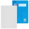 A blue notebook with a grid pattern page in front of it. Podgląd zdjęcia produktu