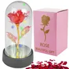 Wieczna róża w szkle kopuła LED multikolor 15 cm prezent Podgląd zdjęcia produktu 1