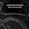 Błotnik rowerowy ROCKBROS przedni i tylny MTB 26" czarny Podgląd zdjęcia produktu 7
