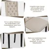 Collage of close-up images and descriptive text highlighting features of a chair. Podgląd zdjęcia produktu
