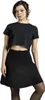RED by EMP Damen schwarzer kurzer Basic Rock aus Produktbild-Vorschau 4