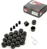 20x Radschrauben Kappen Radschraubenkappen 17 mm schwarz Produktbild-Vorschau 1