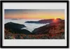Bild 70x50 MDF-Rahmen Wandkunst Wolken Sonne Gebirge Produktbild-Vorschau 1