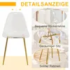 Transparente Esszimmerstühle 4er Set moderne Produktbild-Vorschau 7
