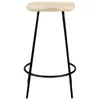 Möbel Barhocker 2 Stk. Mango Massivholz - Barhocker 320647 Produktbild-Vorschau 3