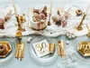 Świeczka urodzinowa '30', trzydziestka, złota, 7.5 cm Podgląd zdjęcia produktu 5