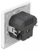 DELOCK Einbausteckdose mit 2 USB Ladeports 1 x USB A und C Produktbild-Vorschau 3
