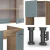 Eckküche Vicco R-Line Blau-Grau/Goldkraft Eiche 247 x 60 cm Produktbild-Vorschau 7