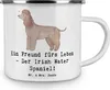Mr. & Mrs. Panda Tasse Emaille Irish Water Spaniel Freund - Produktbild-Vorschau 3