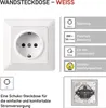Steckdose SCHUKO, weiss Anteprima dell’immagine prodotto