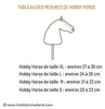 Hobby Horse Frison noir - Taille A3 Voir les images du produit 7