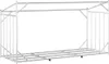 vidaXL Houtopslag met afdekking, 200,5 x 80,5 x 110,5 cm Productafbeelding-voorbeeld 6