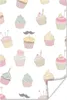 MuchoWow® Poster Cupcake - Muster - Pastell 80x120 cm - Produktbild-Vorschau 1