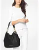 MICHAEL KORS LILLIE Large Hobo Bag aus schwarzem Leder, Produktbild-Vorschau 7