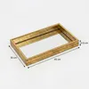 IvoQ Vassoio Oro con Fondo a Specchio – 45 x 30 cm – Piatto Anteprima dell’immagine prodotto 2