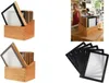 Securit Menümappen Mit Holzbox Braun A4 (20 Stück) Náhled obrázku produktu 6