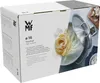 The image shows the packaging of a WMF Fleischtopf Provence Plus Ø 16 cm with lid. The packaging features a picture of the pot with pasta and ingredients, along with product information. Podgląd zdjęcia produktu