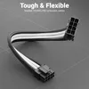 deleyCON 4+4-Pin EPS CPU Prozessor Strom Kabel Intern 30 cm Produktbild-Vorschau 4