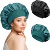2 Stück Satin Bonnet Schlafhaube Seide Locken Atmungsaktive Produktbild-Vorschau 1