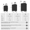Suitcase Set, Rollkoffer Handgepäck, Kofferset, mit 4 Produktbild-Vorschau 2