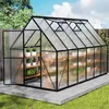 UISEBRT Premium Serre en aluminium 340x180x195cm, 6.125m² Voir les images du produit 9