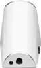 A close-up view of the bottom of a white cylindrical electronic device, showing two ports. Anteprima dell’immagine prodotto