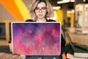 MuchoWow® Laptop Aufkleber Sticker Cover Aquarell - Rosa - Produktbild-Vorschau 5
