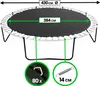Aga Odrazová plocha k trampolíně 430 cm (80 ok) Náhled obrázku produktu 3