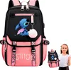 Lilo und Stitch Rucksack für Schule, Schule, Stadt, Reisen, Produktbild-Vorschau 7