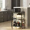 Hoppa! | Servierwagen | Schwarz – Metall und Holz – Produktbild-Vorschau 3