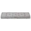 vidaXL Coussin de palette en coton 120×40×7 cm Gris Voir les images du produit 4