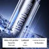 A close-up of a battery with marketing text and graphics. Produktbild-Vorschau