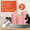 Meisterhome® Lot de 3 bougies LED sans flamme Ribble avec Voir les images du produit 8