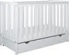 ZEE BAMBI Łóżeczko niemowlęce dziecięce 120x60 cm białe 2w1 Podgląd zdjęcia produktu 4