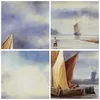 Bild auf Leinwand - Leinwandbild - 3 Teile - Fischer Schiff Produktbild-Vorschau 8
