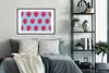 MuchoWow® MuchoWow® Gerahmtes Poster Himbeere - Muster - Produktbild-Vorschau 2