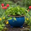 Bac à plantes Pot de fleurs « Bavaria » 33 cm bleu royal Voir les images du produit 4