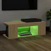 vidaXL TV-Schrank mit LED-Leuchten Sonoma-Eiche 90x39x30cm Produktbild-Vorschau 14