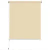 vidaXL Roleta zewnętrzna 300 x 230 cm kremowo-biała Podgląd zdjęcia produktu 1