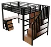 Hochbett 90 x 200 cm mit Schreibtisch, LED, 4 Schubladen, Produktbild-Vorschau 14