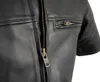 Biker Hemd Weste mit Ärmel Lederweste Lederkutte Kutte Produktbild-Vorschau 3