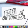 PantherPixel Rollstuhlfahrer Aufkleber Rolli on Tour Produktbild-Vorschau 1