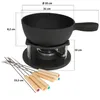 BBQ-Toro 9-częściowy żeliwny zestaw do fondue dla 6 osób, 2 Podgląd zdjęcia produktu 4