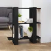 vidaXL Regál na knihy / rozdělovač místností černý 80x30x87 Náhled obrázku produktu 2