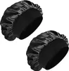 2 Stück Satin Haarhaube Bonnet – Schlafhaube aus Seide, Produktbild-Vorschau 1