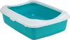 TRIXIE Katzentoilette Classic - türkis/weiß - 37 × 15 × 48 Produktbild-Vorschau 1