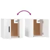 vidaXL Set di mobili TV a 3 pezzi in legno bianco Anteprima dell’immagine prodotto 7