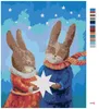 Zuty - Malen nach Zahlen - VERLIEBTE KANINCHEN, 40x50 cm, Produktbild-Vorschau 3