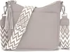 YISUOHOOM Handtasche Damen Mittelgroß Umhängetasche Grau, Produktbild-Vorschau 1